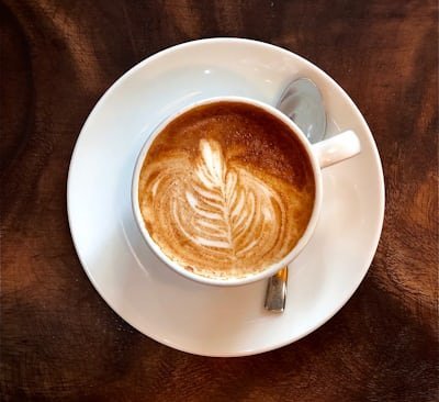 Instagram post - Cappuccino and dessert